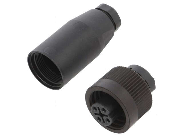 Connector: rond; stekker; 692,693,RD24; vrouwelijk; PIN: 4; 16A Connector: rond; stekker; 692,693,RD24; vrouwelijk; PIN: 4; 16A